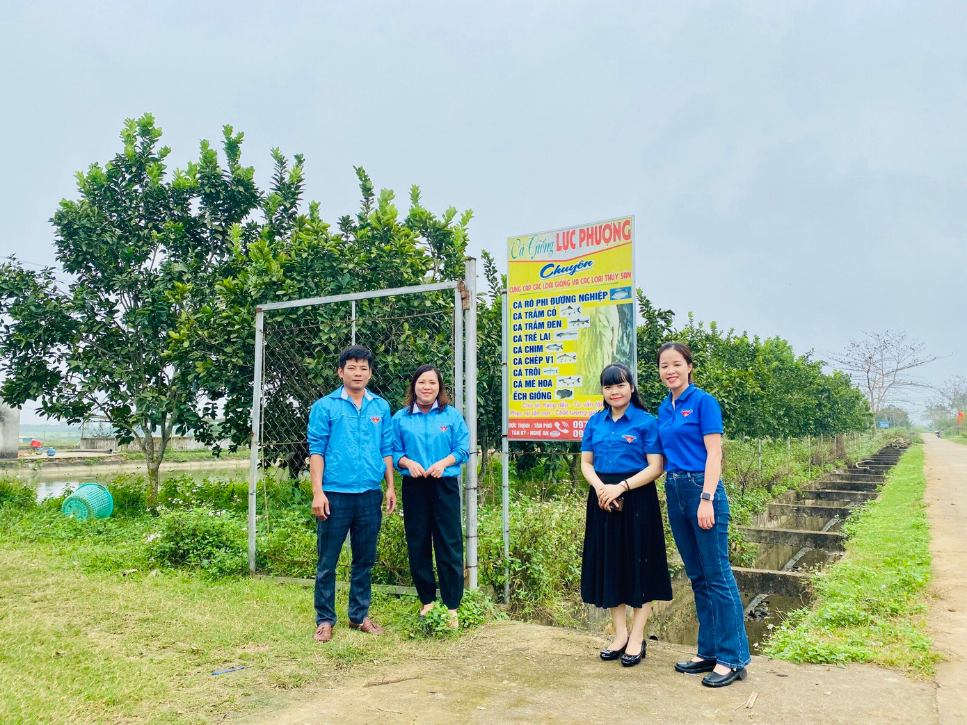 Trang trại của anh Lực còn chuyên cung cấp các loại cá giống và các loại thủy sản.