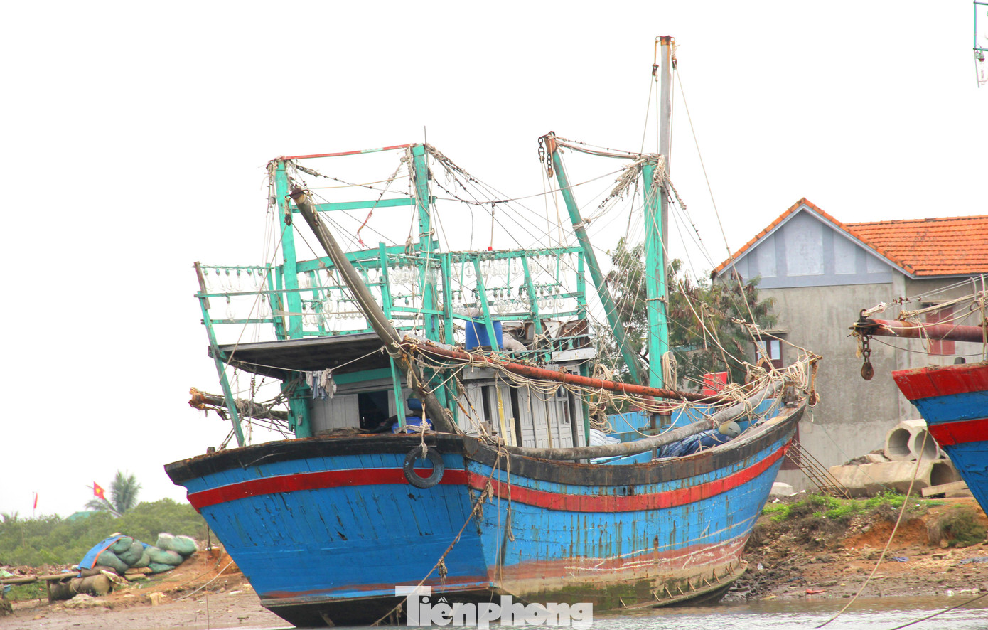 Theo bà Tình, đây đã là con tàu cá thứ 2 mà gia đình bà chung tiền đóng phải bán đồng nát. Trước đó không lâu, chồng bà cũng đã phải bán tháo con tàu gần 7 tỷ đồng với giá 1,3 tỷ đồng rồi đi làm việc cho một tàu hàng. Theo bà Tình, đây đã là con tàu cá thứ 2 mà gia đình bà chung tiền đóng phải bán đồng nát. Trước đó không lâu, chồng bà cũng đã phải bán tháo con tàu gần 7 tỷ đồng với giá 1,3 tỷ đồng rồi đi làm việc cho một tàu hàng.