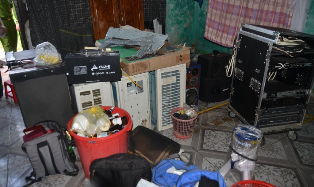 Tang vật vụ án thu giữ được