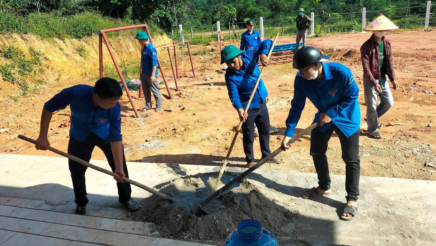 Các hoạt động ý nghĩa trong Chiến dịch Tình nguyện hè.