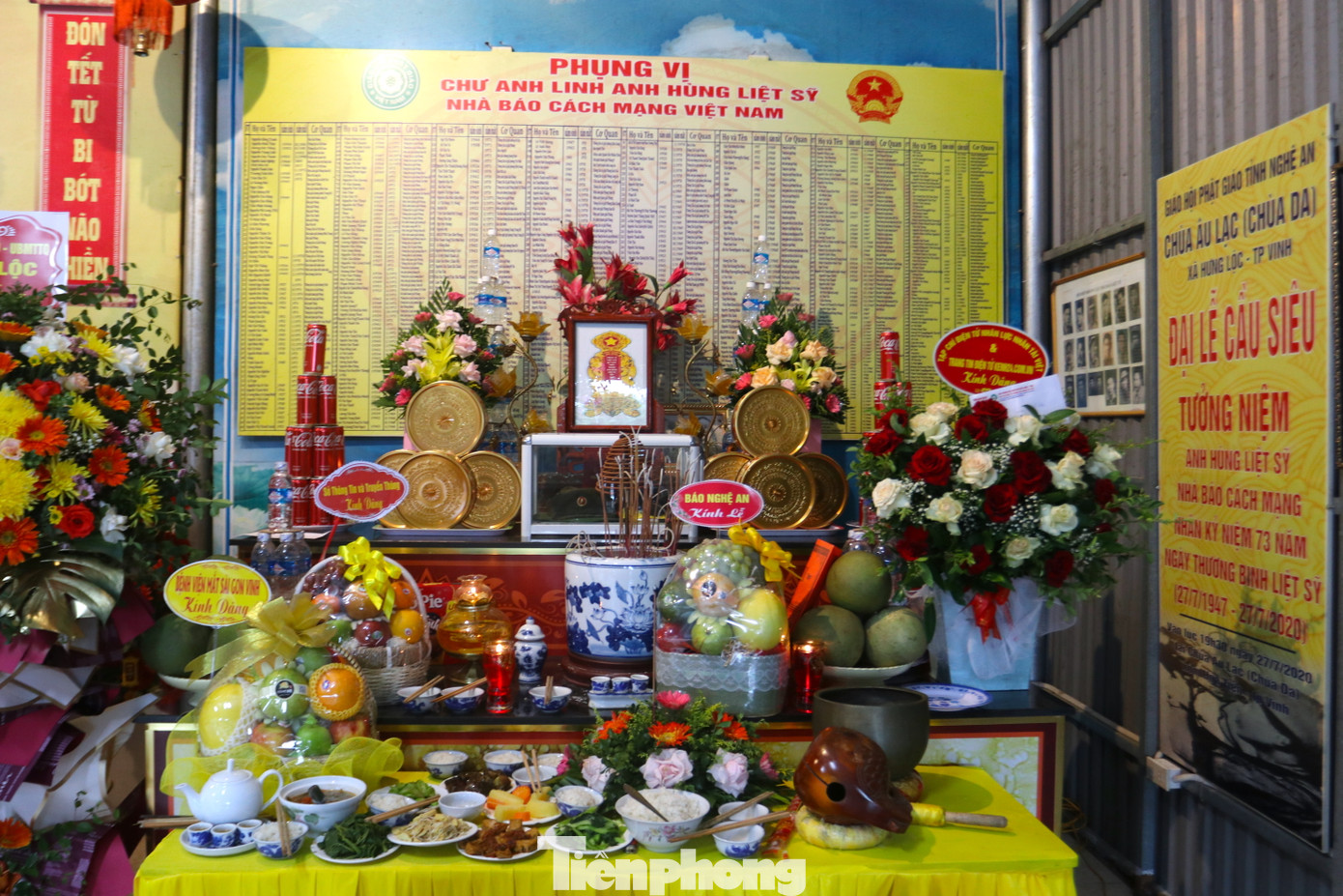 Điều đặc biệt, chùa Âu Lạc là nơi duy nhất có bàn thờ thờ tự 511 anh linh anh hùng liệt sĩ nhà báo cách mạng Việt Nam đã ngã xuống trong các cuộc chiến tranh bảo vệ Tổ quốc với đầy đủ danh sách, tên tuổi, địa chỉ và đơn vị công tác.