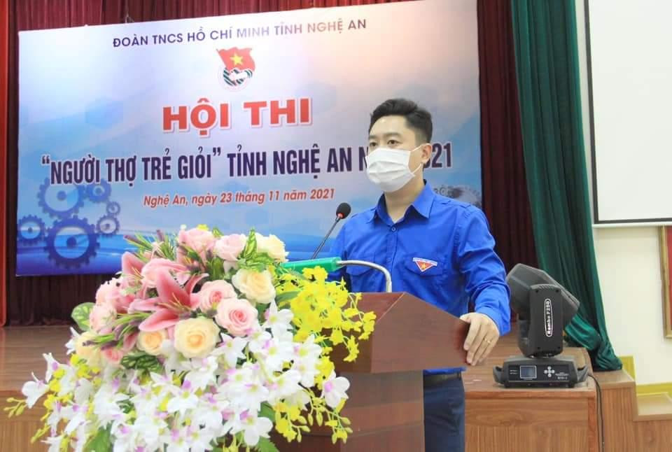 Phát biểu tại Lễ Khai mạc Hội thi, anh Lê Văn Lương – UVBCH Trung ương Đoàn, Bí thư Tỉnh đoàn Nghệ An khẳng định, công tác đào tạo, bồi dưỡng, nâng cao trình độ, tay nghề để có nhiều người thợ trẻ giỏi, thợ lành nghề có ý nghĩa hết sức quan trọng nhằm xây dựng đội ngũ công nhân có trình độ, tay nghề, tác phong công nghiệp.