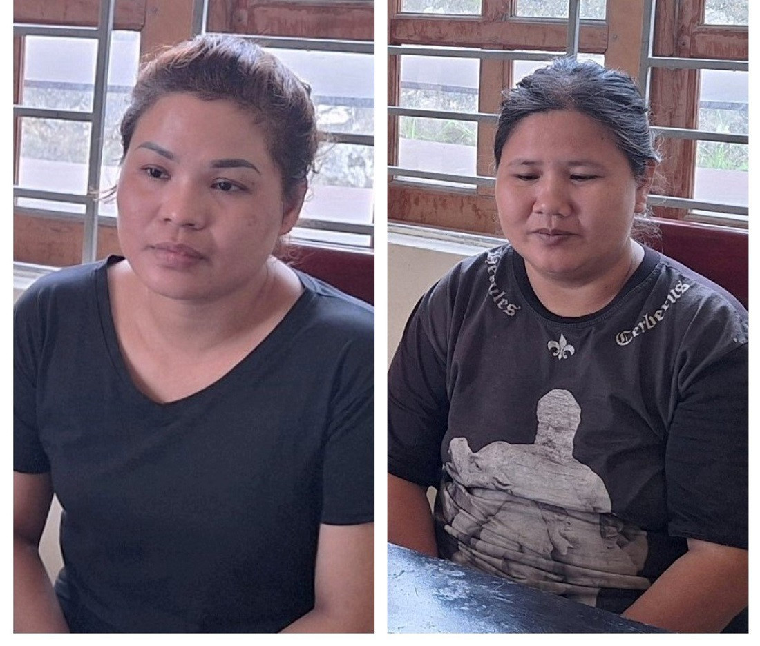 2 đối tượng Xuyên và Tuyên đã móc nối với nhau bán chị S lấy 105 triệu đồng lấy tiền tiêu xài (ảnh Công an Nghệ An)