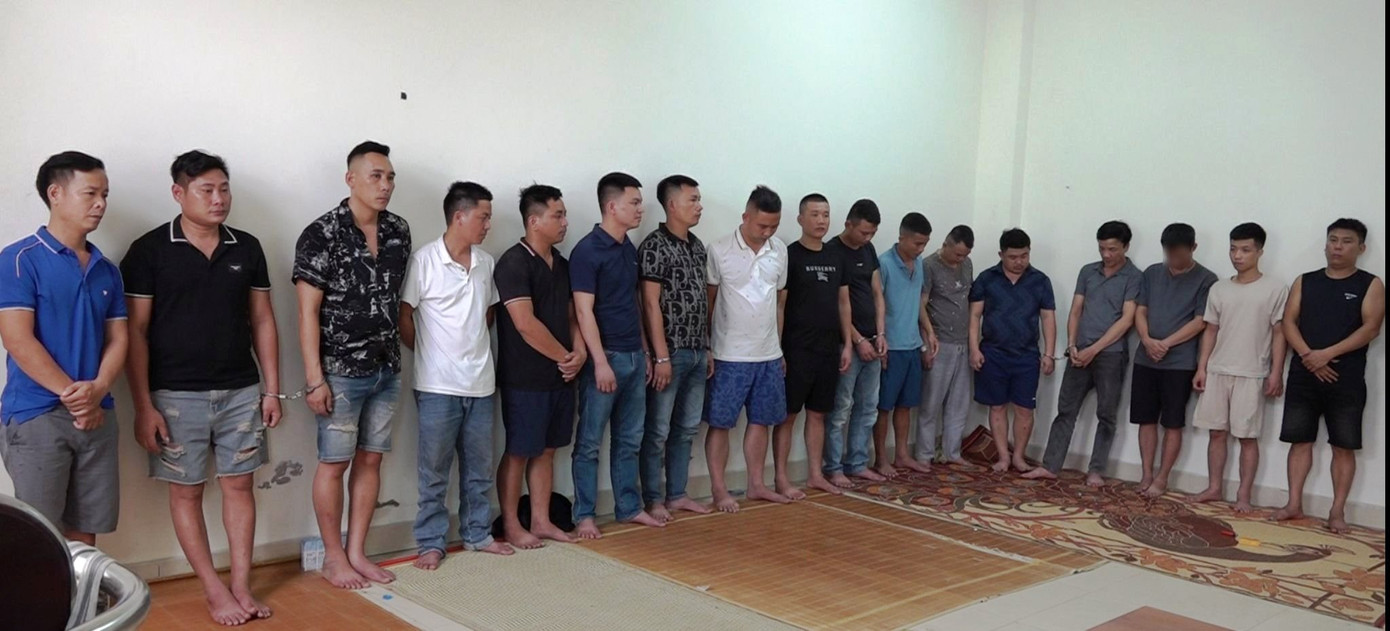 Nhiều "con bạc" bị bắt giữ