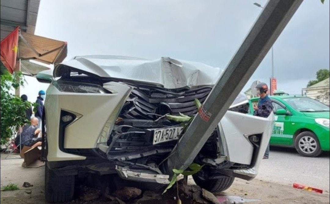 Hiện trường vụ tai nạn.