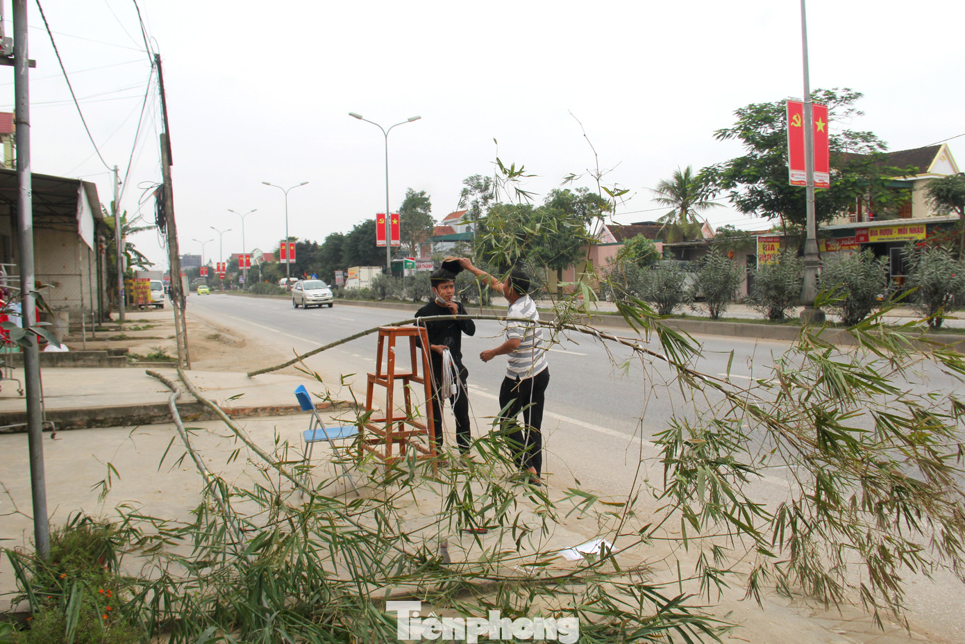 Ngoài nguồn tre, trúc từ các huyện miền núi trong tỉnh, một lượng đáng kể được vận chuyển từ miền Bắc về.