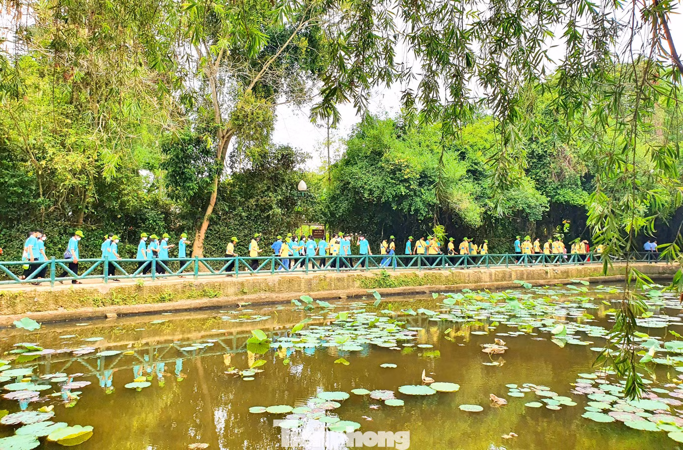 Khu Di tích Quốc gia đặc biệt Kim Liên (xã Kim Liên, huyện Nam Đàn, Nghệ An) những ngày này đón nhiều đoàn du khách đến thắp nén tâm nhang và dâng hoa lên Chủ tịch Hồ Chí Minh.