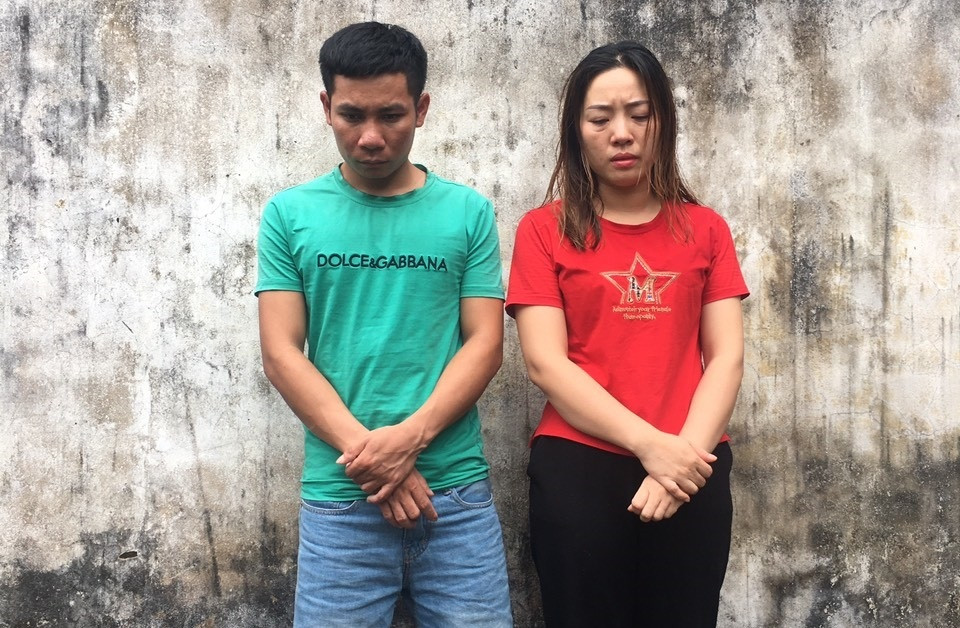 Các đối tượng trong đường dây trộm chó bị bắt giữ.