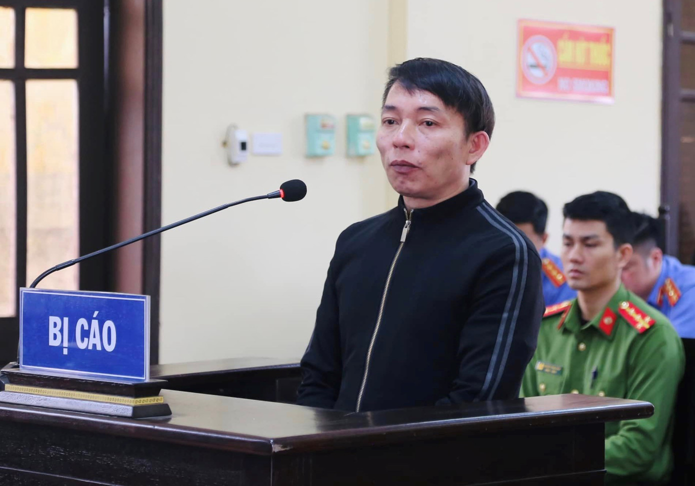 Bị cáo Trần Hồng Chương tại tòa.