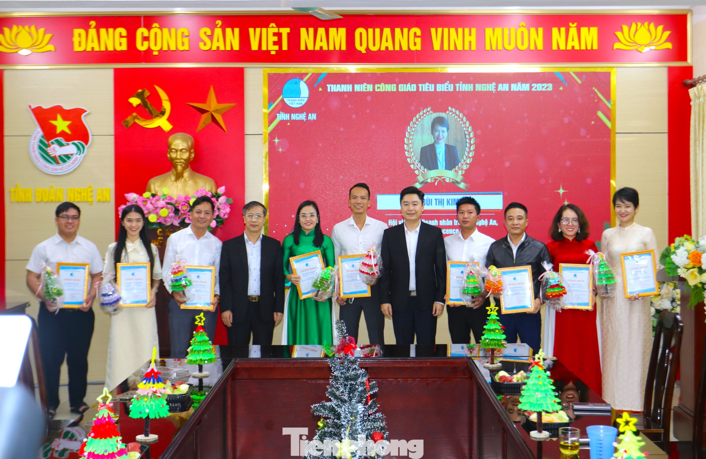 23 thanh niên công giáo tiêu biểu được vinh danh là những hình mẫu, điểm tựa cho hoạt động của các địa phương, đơn vị.