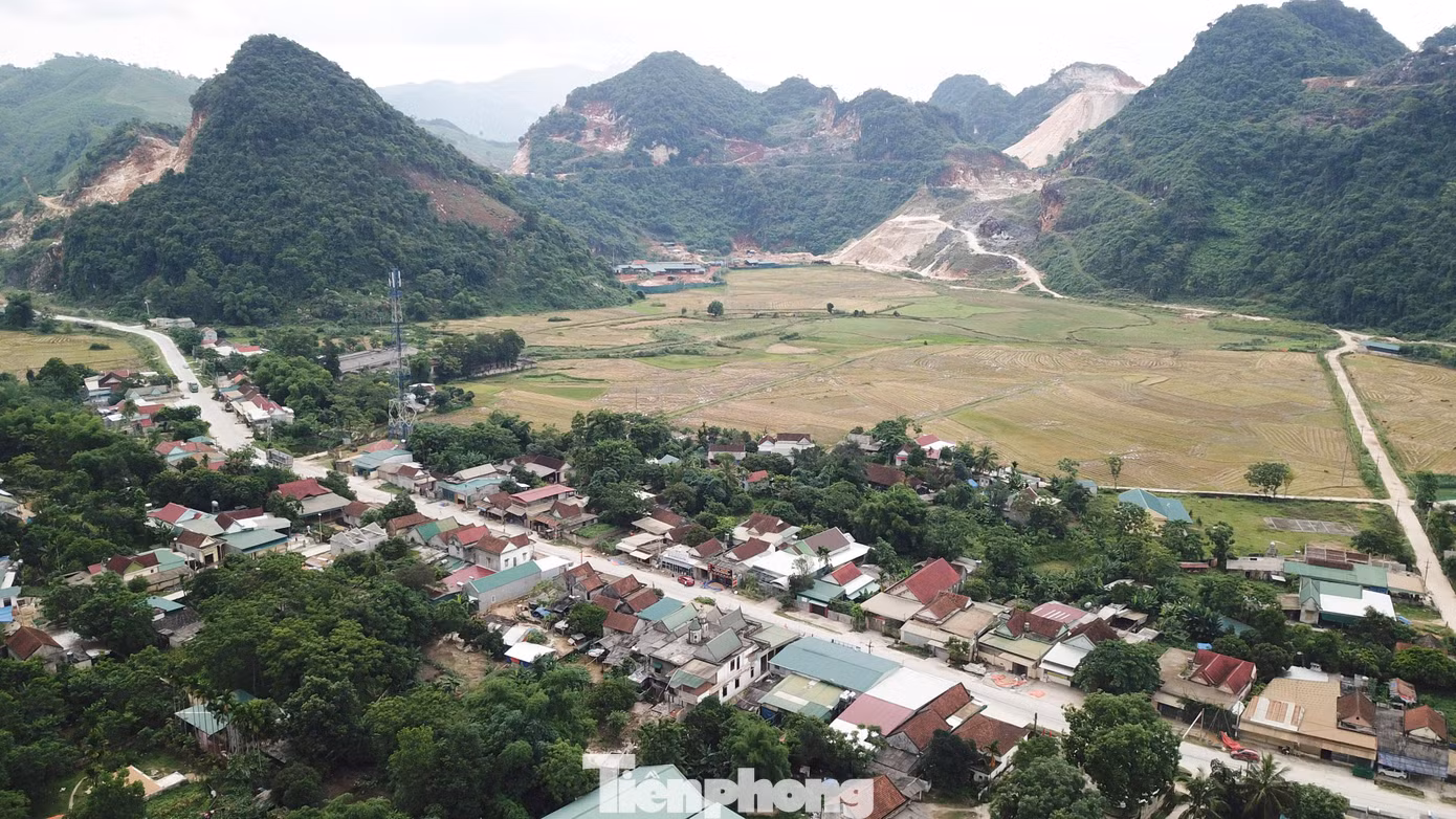 Xã Châu Hồng nhìn từ trên cao.