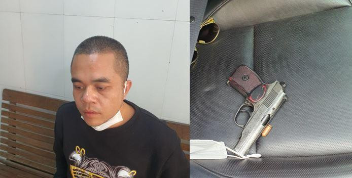 Đối tượng và tang vật tại CQĐT.