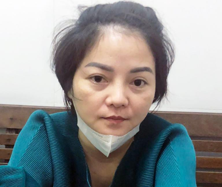 Trần Thị Phương Thuý tại cơ quan công an Trần Thị Phương Thuý tại cơ quan công an