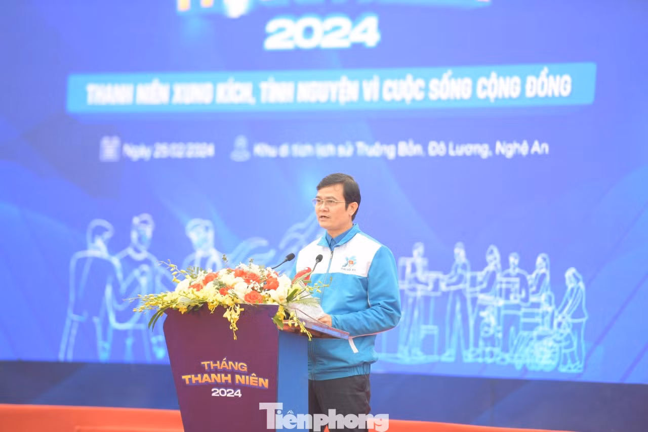 Anh Bùi Quang Huy - Ủy viên dự khuyết BCH T.Ư Đảng, Bí thư thứ nhất T.Ư Đoàn.