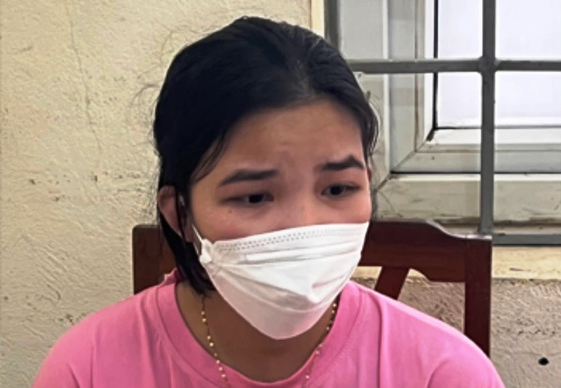 Phạm nhân Lê Thị Hiền bị bắt khi đang ẩn nấp trong một lèn đá ở xã Thanh Mỹ, huyện Thanh Chương.