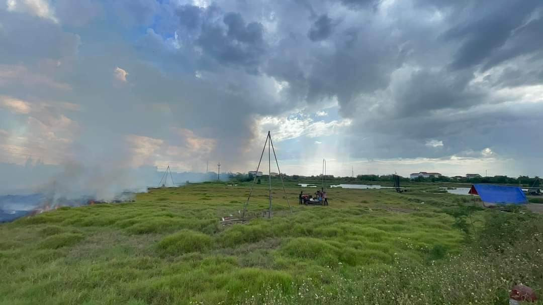 Hiện trường vụ việc.