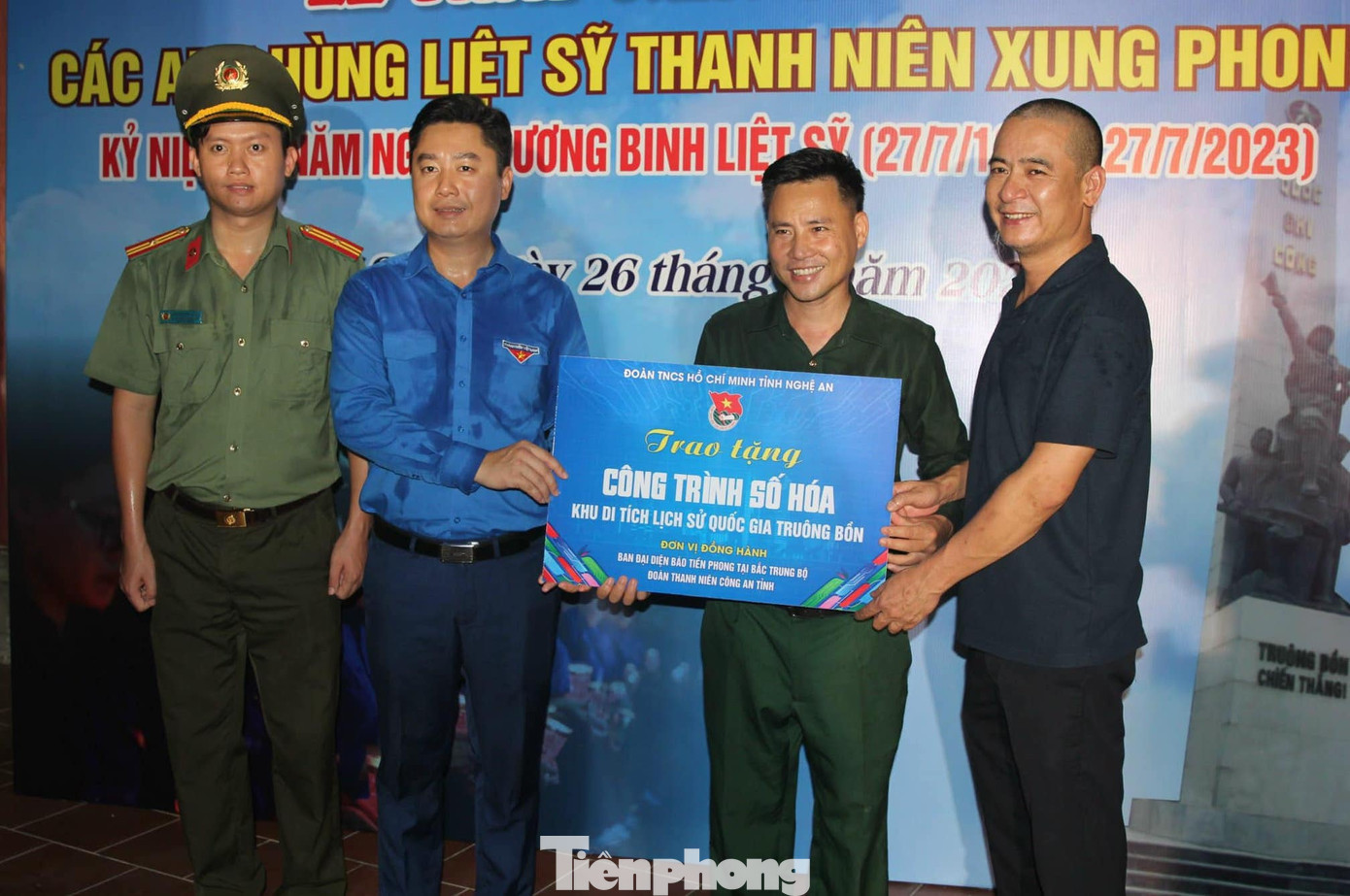 Cũng tại buổi lễ, Ban Thường vụ Tỉnh Đoàn Nghệ An phối hợp với Báo Tiền Phong, Đoàn thanh niên Công an tỉnh Nghệ An đã triển khai công trình số hóa di tích lịch sử Quốc gia Truông Bồn. Công trình không chỉ phát huy tinh thần tiên phong, sáng tạo của tuổi trẻ trong tuyên truyền, quảng bá các giá trị văn hóa của địa phương, mà còn góp phần giáo dục truyền thống lịch sử, lý tưởng, cách mạng cho thanh thiếu nhi.