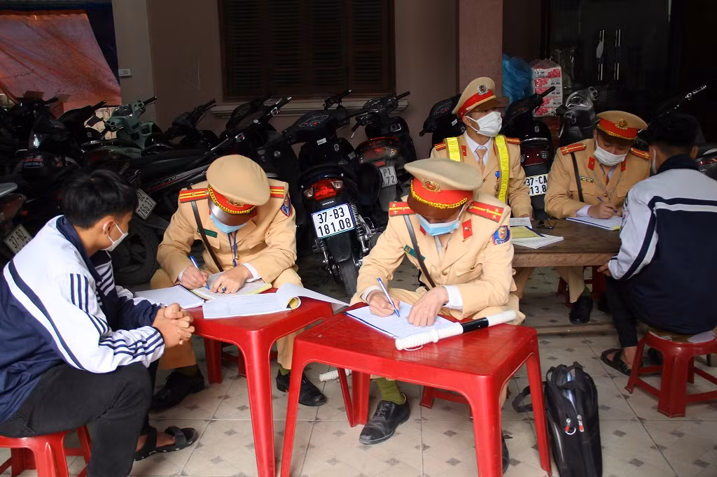Nhiều trường hợp bị xử lý là học sinh trên địa bàn.