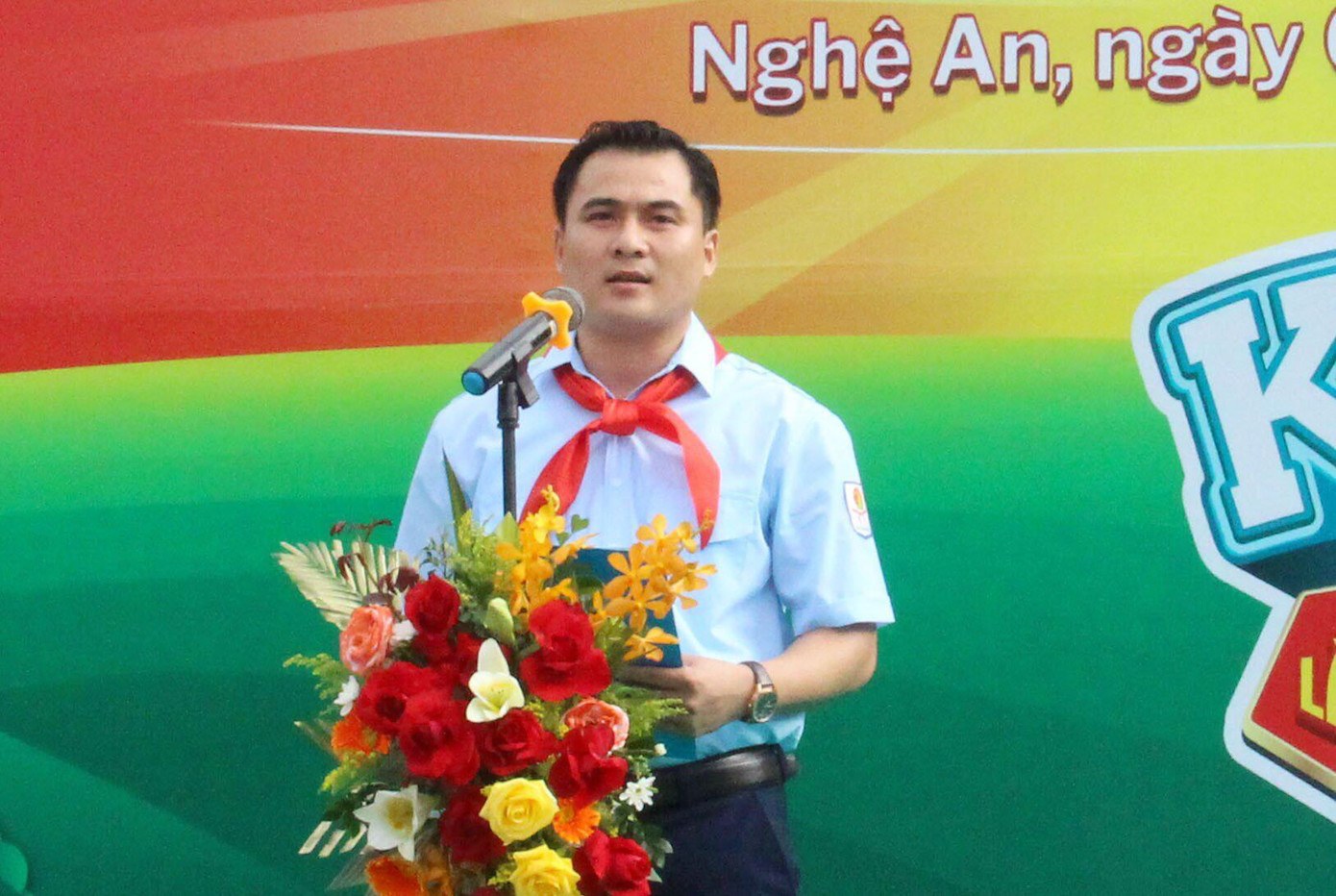 Phát biểu khai mạc, anh Thái Minh Sỹ - Phó Bí thư Tỉnh Đoàn, Chủ tịch Hội đồng Đội tỉnh Nghệ An cho biết, kể từ khi Chương trình “Thiếu nhi Việt Nam - Học tập tốt, rèn luyện chăm" được phát động, thiếu nhi Nghệ An đã đóng góp 982.523 việc làm tốt được tích lũy trên ứng dụng “Làm việc tốt” của chương trình.