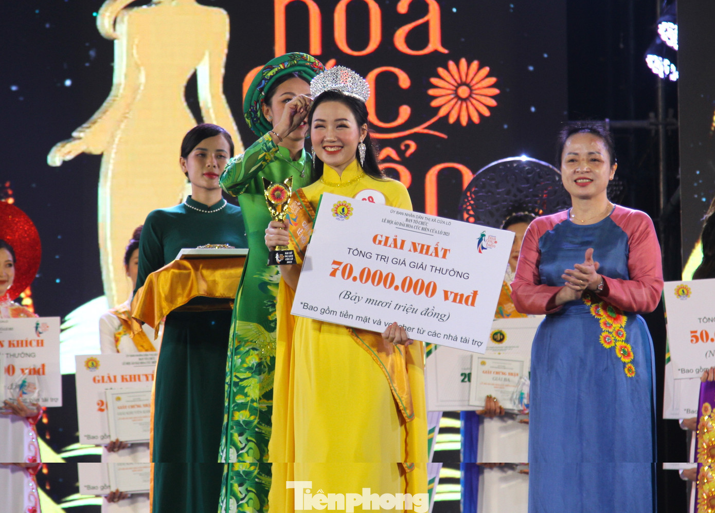 Biện Thị Mỹ Linh - người đạt giải cao nhất của cuộc thi sẽ là gương mặt đại diện, quảng bá du lịch Cửa Lò trong năm 2023.