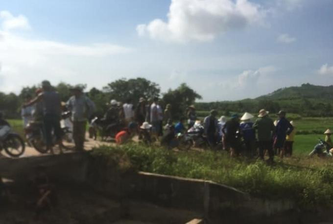 Vị trí mà anh C. mất tích.