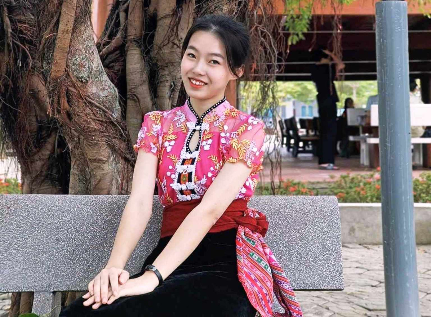 Chân dung thủ khoa khối C toàn quốc năm 2024 Lương Thị Hoài Thu (ảnh NVCC)