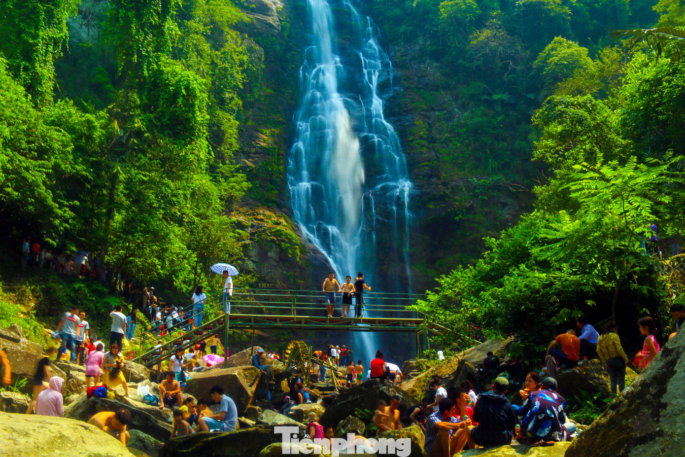 Để thu hút khách du lịch, Ban quản lý thiên nhiên rừng quốc gia Pù Mát đã ngăn cấm người dân đến đánh bắt cá. Vậy nên, đứng từ trên nhìn xuống có thể thấy rõ từng đàn cá nhỏ bơi lội trong hồ. Thả chân xuống nước, một cảm giác thích thú khi được cá bơi đến vây lấy “Massage”. Hai bên thác, những thảm thực vật đa dạng xanh tốt khiến du khách có cảm giác yên bình như được trở về với thiên nhiên thuở sơ khai.