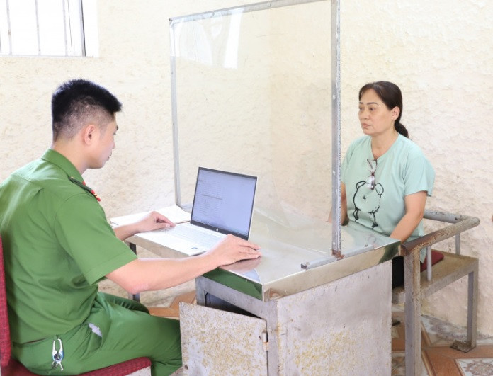 Bị can Trần Thị Dung.