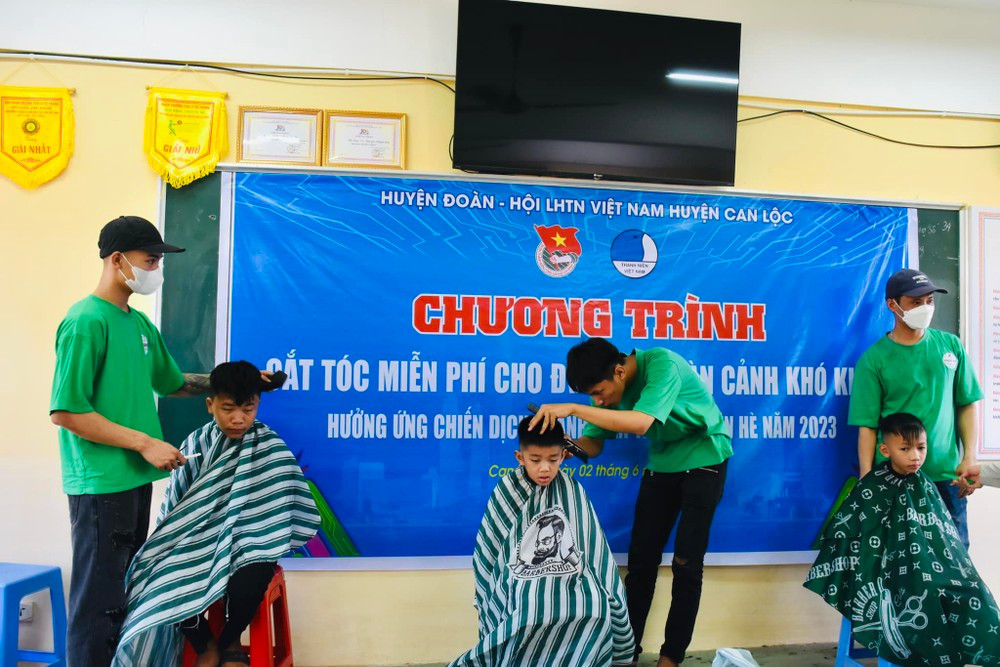 Các hoạt động ý nghĩa trong Chiến dịch Tình nguyện hè.