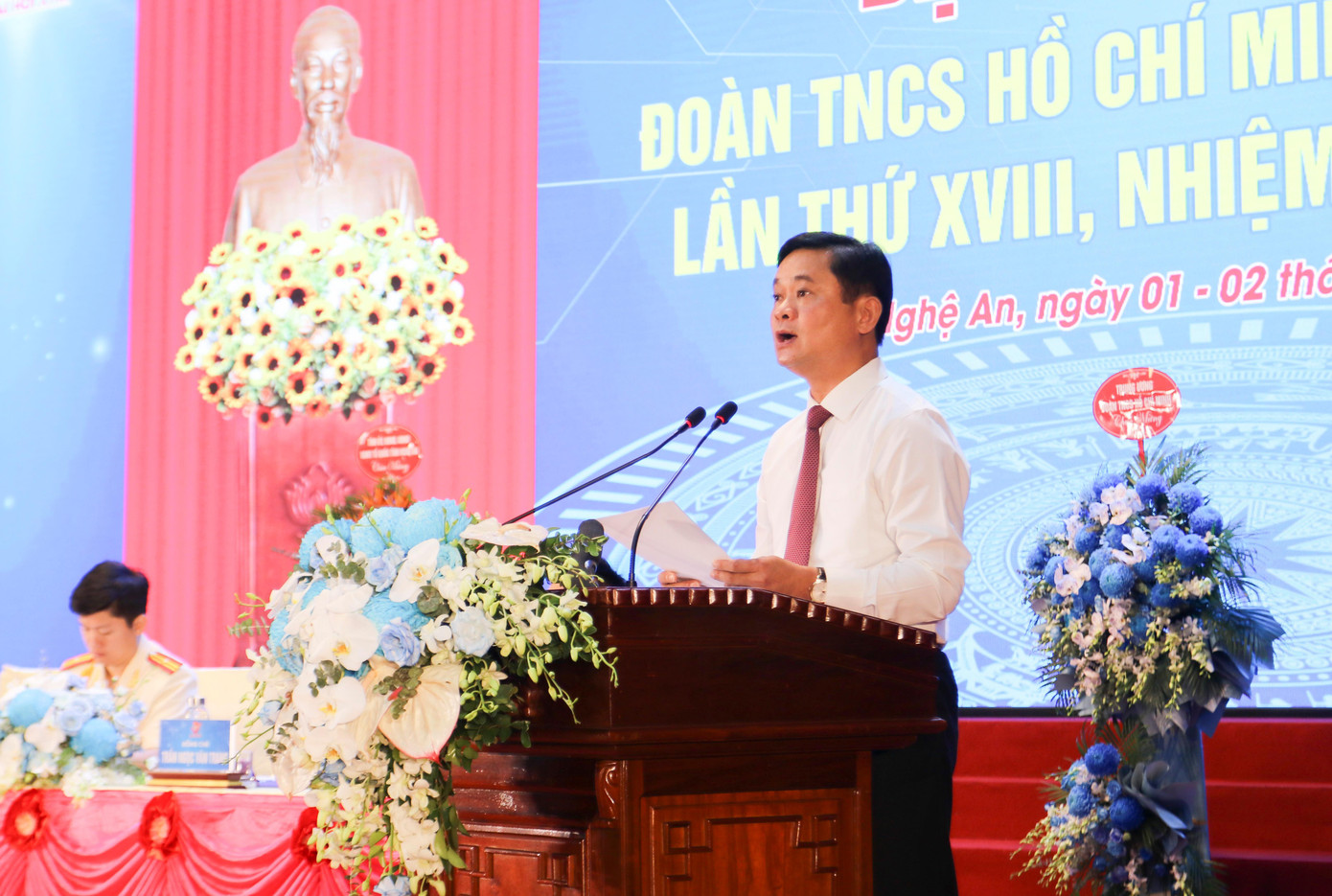 Ông Thái Thanh Quý - Ủy viên Ban Chấp hành T.Ư Đảng, Bí thư Tỉnh ủy Nghệ An, phát biểu chỉ đạo Đại hội. Ông Thái Thanh Quý - Ủy viên Ban Chấp hành T.Ư Đảng, Bí thư Tỉnh ủy Nghệ An, phát biểu chỉ đạo Đại hội.
