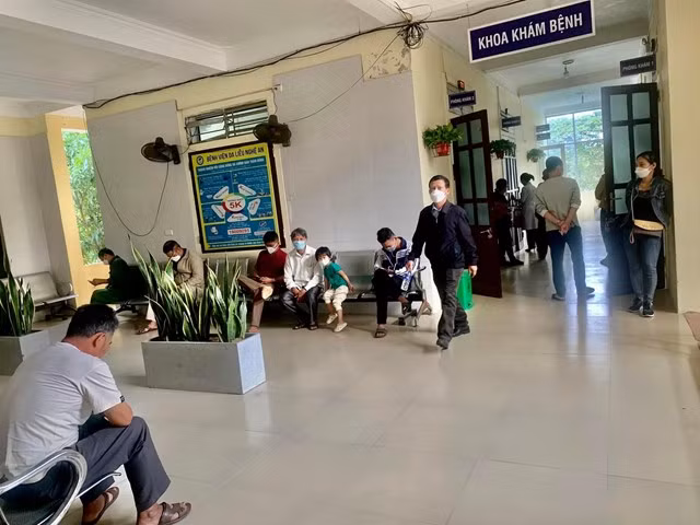 Khoa khám bệnh bên trong Bệnh viện Da liễu Nghệ An.