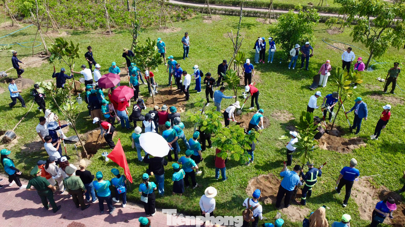 Đại biểu, cán bộ, nhân viên Ngân hàng BIDV và người dân trồng cây trong công viên Phú Lạc. Đại biểu, cán bộ, nhân viên Ngân hàng BIDV và người dân trồng cây trong công viên Phú Lạc.