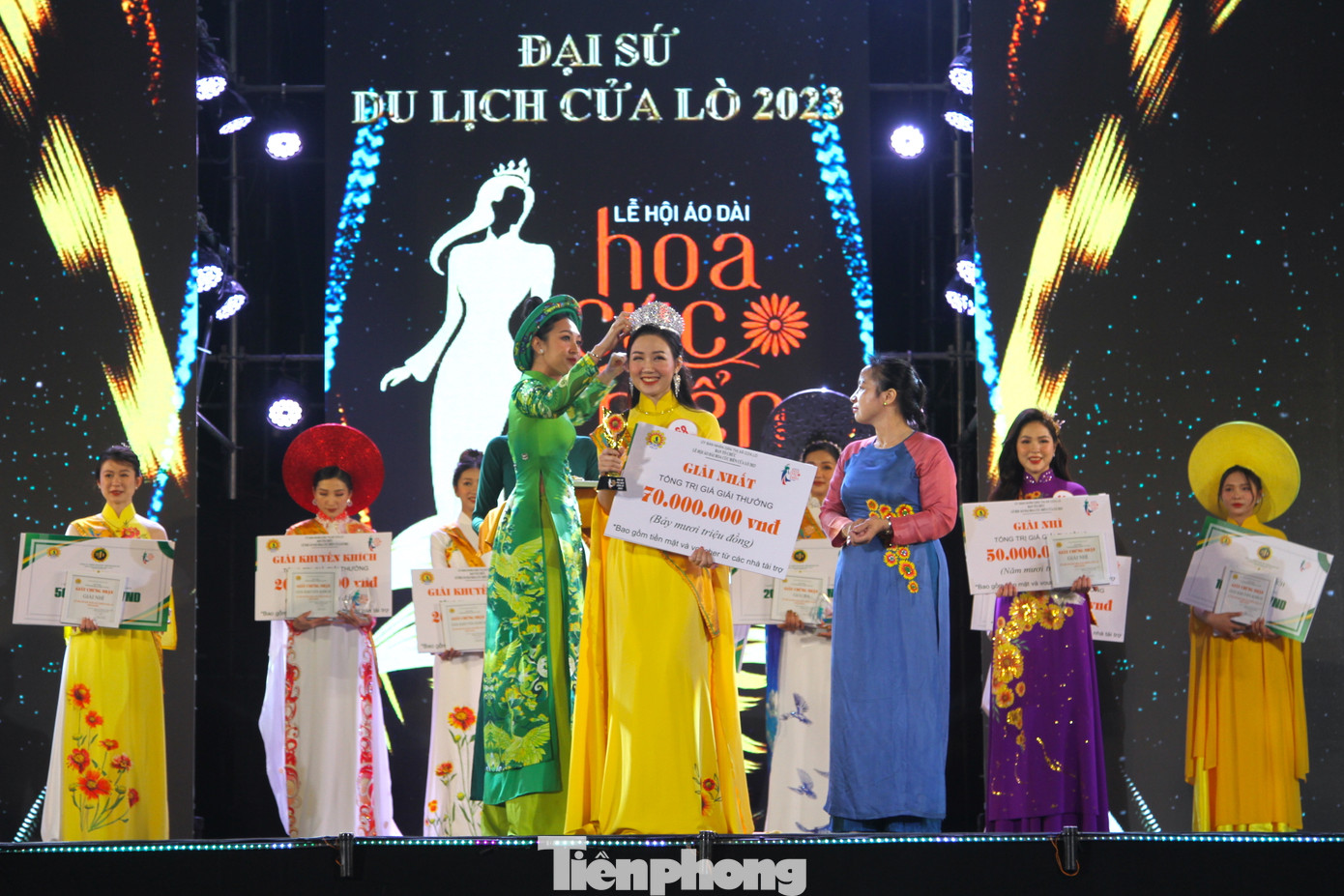 Biện Thị Mỹ Linh - người đạt giải cao nhất của cuộc thi sẽ là gương mặt đại diện, quảng bá du lịch Cửa Lò trong năm 2023.