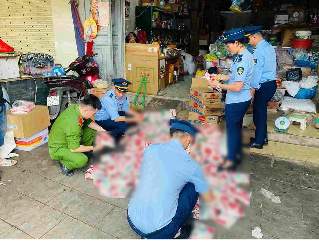 Cơ quan chức năng tạm giữ số hàng trên để xử lý theo quy định. Cơ quan chức năng tạm giữ số hàng trên để xử lý theo quy định.