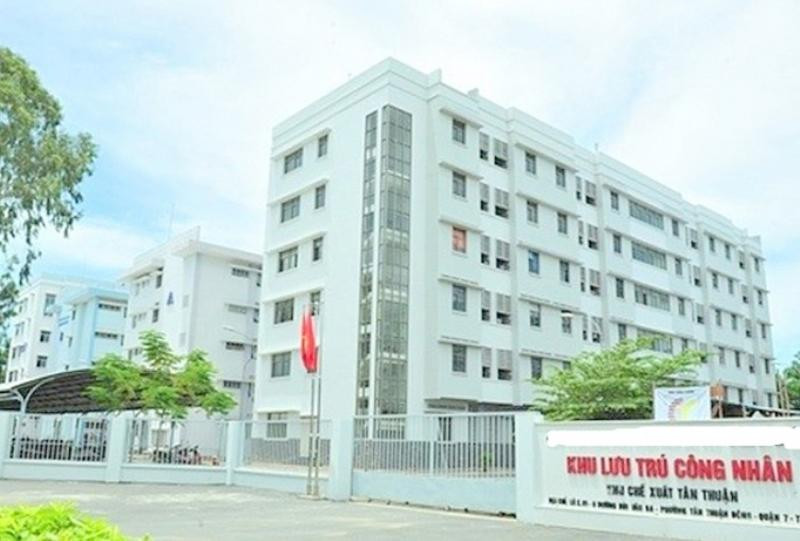 Khu lưu trú cho công nhân tại Khu chế xuất Tân Thuận (quận 7, TPHCM)