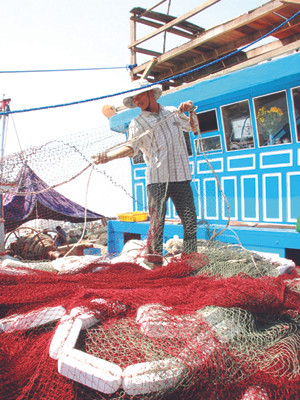 Con tàu ông Thân chuẩn bị mở chuyến biển đầu tiên