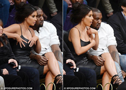 Vì thế nên vừa xem bóng rổ, Kim vừa phải cân chỉnh lại váy áo. Vì thế nên vừa xem bóng rổ, Kim vừa phải cân chỉnh lại váy áo