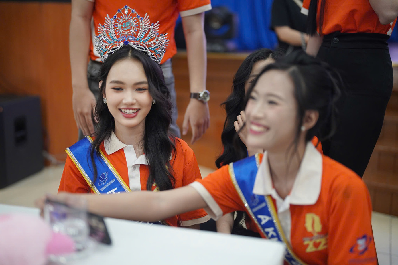 Khoảnh khắc Trúc Vi tham gia thử thách tại ngày hội tuyển sinh Hoa hậu Việt Nam. Khoảnh khắc Trúc Vi tham gia thử thách tại ngày hội tuyển sinh Hoa hậu Việt Nam.