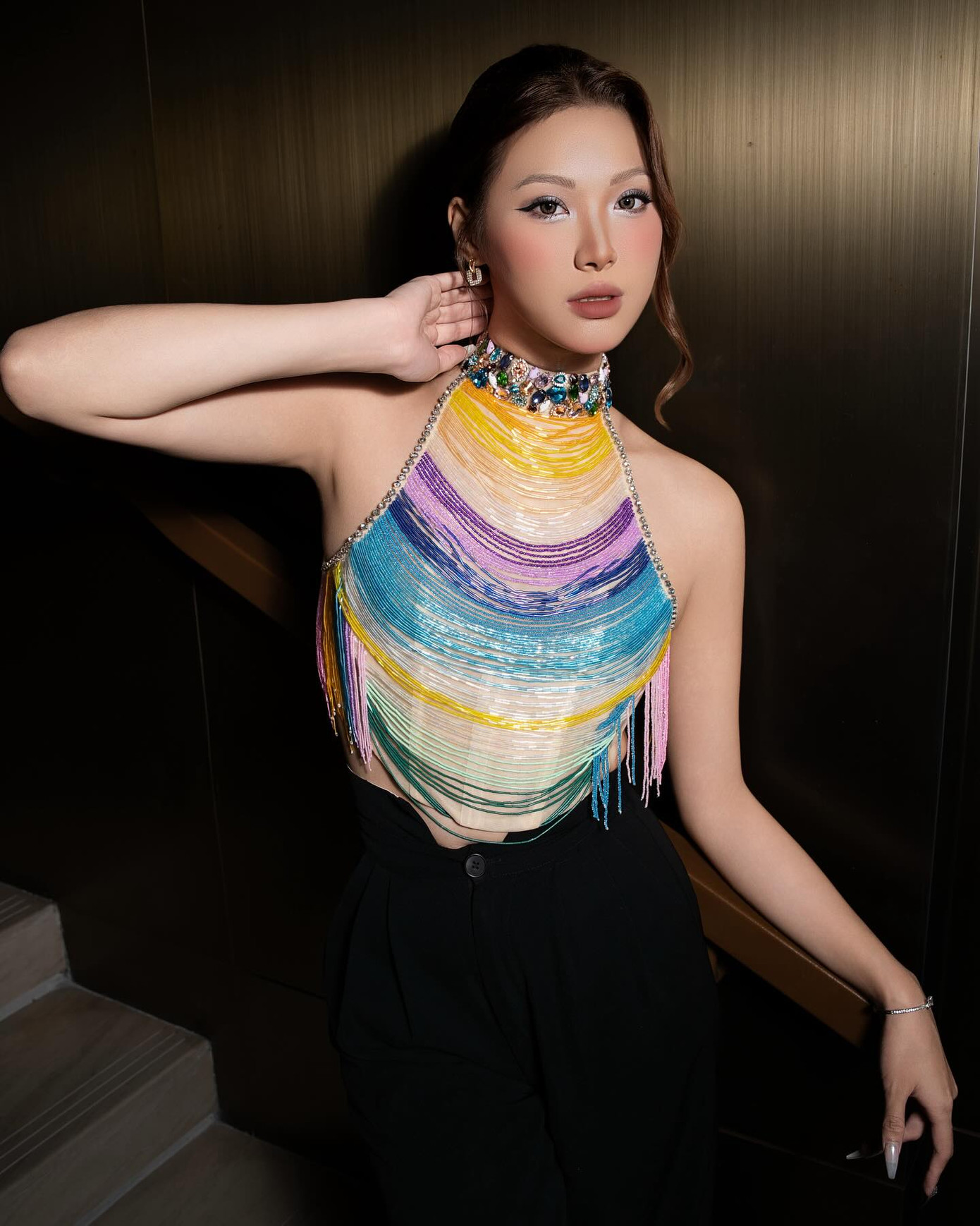 Thu Thảo cho biết sau vòng thi nhân trắc học ở sơ khảo phía Bắc, số đo của cô không thay đổi nhiều so với trước đây. Thu Thảo cao 1,78 m, số đo ba vòng 89-64-92 cm. Cô cho biết luôn duy trì chế độ ăn uống và tập luyện đều đặn.