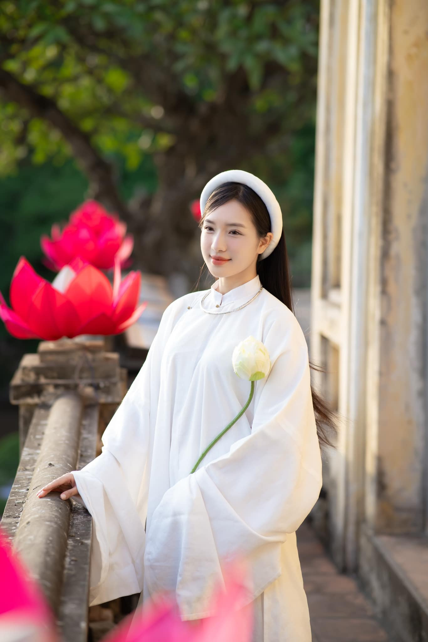 Tại vòng sơ khảo, Giang Thanh gây chú ý khi là thí sinh duy nhất chọn trang phục quần jeans và áo sơ-mi trắng. Giang Thanh cho biết cô muốn thể hiện tính cách giản dị, đồng thời cô mong muốn mọi người không chỉ chú ý đến vẻ ngoài của mình mà là cách cô truyền tải về văn hoá, lịch sử thông qua cuộc thi Hoa hậu Việt Nam.