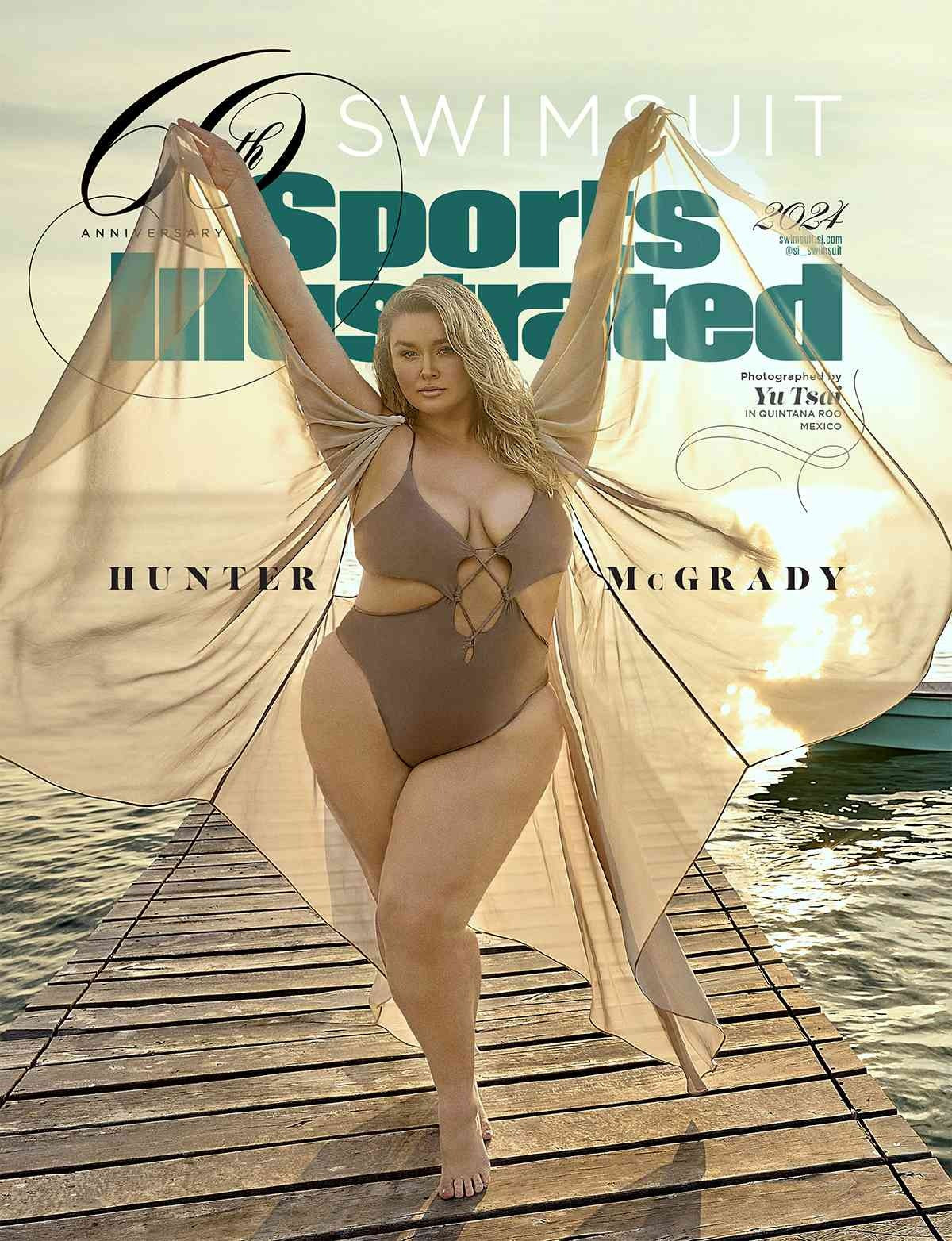 Hunter McGrady gắn bó với tạp chí áo tắm từ năm 2017. Trong 7 năm qua, cô kết hôn, chào đón 2 người con và làm nhiều công việc liên quan đến ngành thời trang. Giờ đây, cô ăn mừng khi lần đầu được xuất hiện trên trang bìa SI Swimsuit. Bức ảnh của người đẹp 31 tuổi chụp ở Mexico do Yu Tsai thực hiện. Hunter McGrady gắn bó với tạp chí áo tắm từ năm 2017. Trong 7 năm qua, cô kết hôn, chào đón 2 người con và làm nhiều công việc liên quan đến ngành thời trang. Giờ đây, cô ăn mừng khi lần đầu được xuất hiện trên trang bìa SI Swimsuit. Bức ảnh của người đẹp 31 tuổi chụp ở Mexico do Yu Tsai thực hiện.