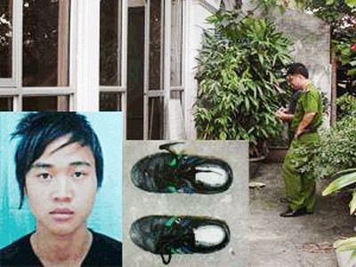 Đối tượng Tuyên và đôi giày nhãn hiệu D&B do Tuyên sử dụng