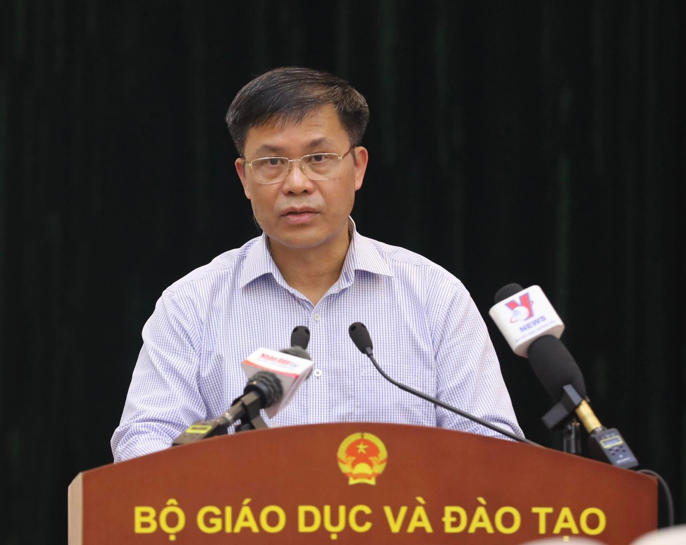 Ông Lê Mỹ Phong - phó cục trưởng phụ trách Cục Quản lý chất lượng (Bộ Giáo dục và đào tạo). Ảnh Như Ý