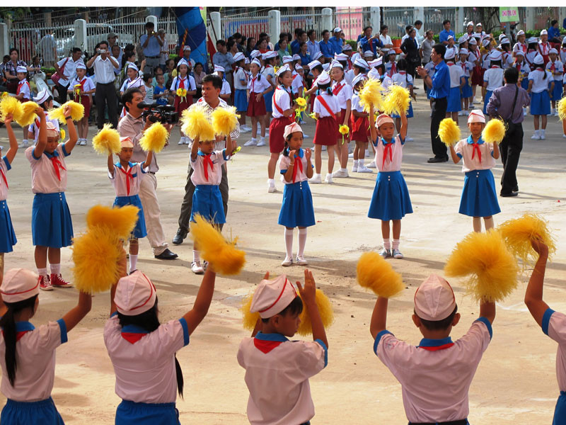 Các em thiếu nhi hân hoan đón Ngày hội thiếu nhi Cần THơ