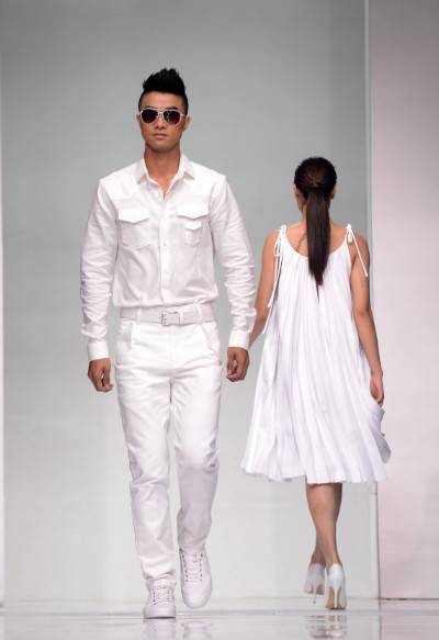 Vẻ đẹp thu hút ánh nhìn của một siêu mẫu nam. Ảnh: Trần Tiến Dũng