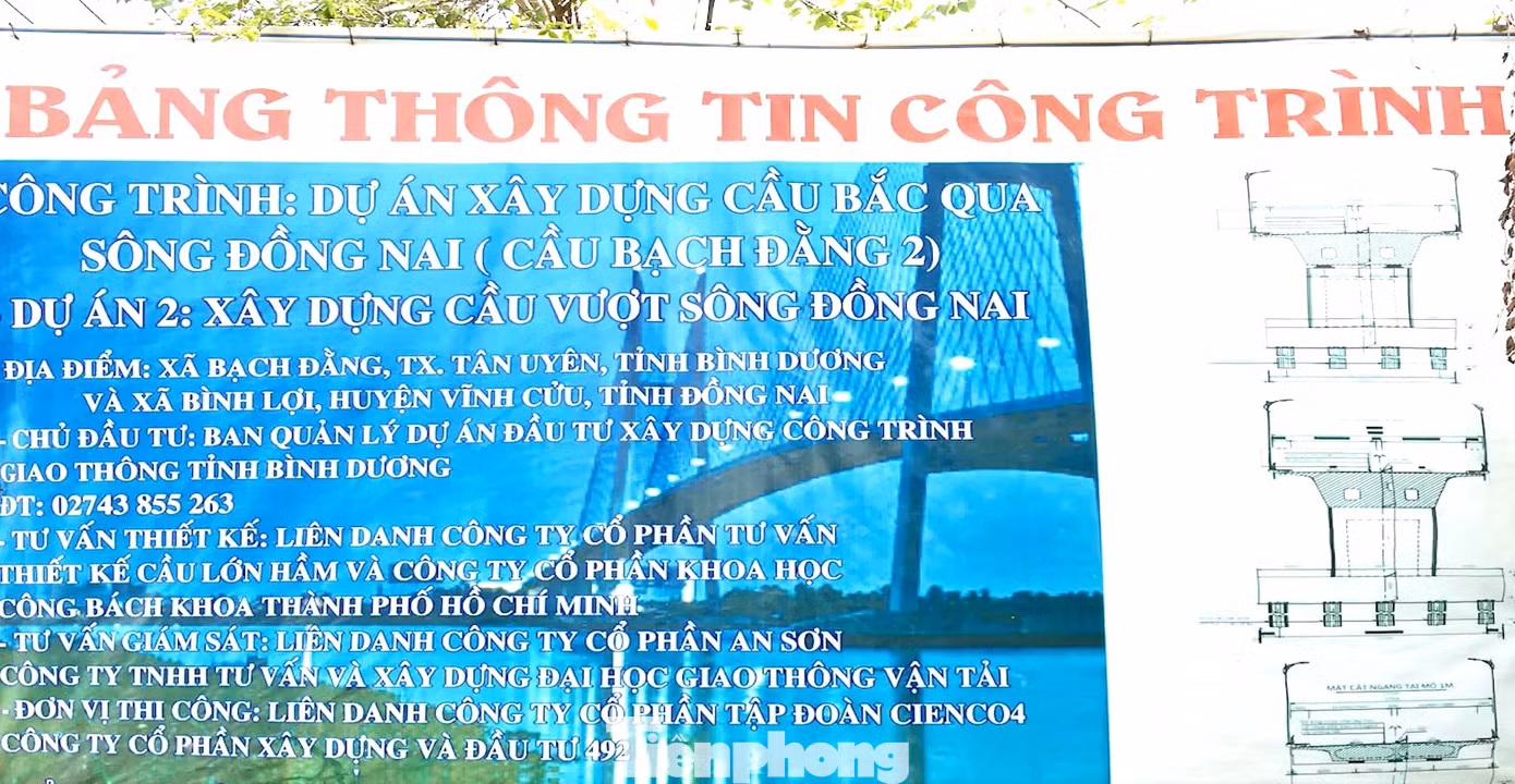 Dự án cầu Bạch Đằng 2 được khởi công vào tháng 12/2021. Cầu nối hai xã Bạch Đằng (TP.Tân Uyên, tỉnh Bình Dương) và xã Bình Lợi (huyện Vĩnh Cửu, tỉnh Đồng Nai). Dự án cầu Bạch Đằng 2 được khởi công vào tháng 12/2021. Cầu nối hai xã Bạch Đằng (TP.Tân Uyên, tỉnh Bình Dương) và xã Bình Lợi (huyện Vĩnh Cửu, tỉnh Đồng Nai).