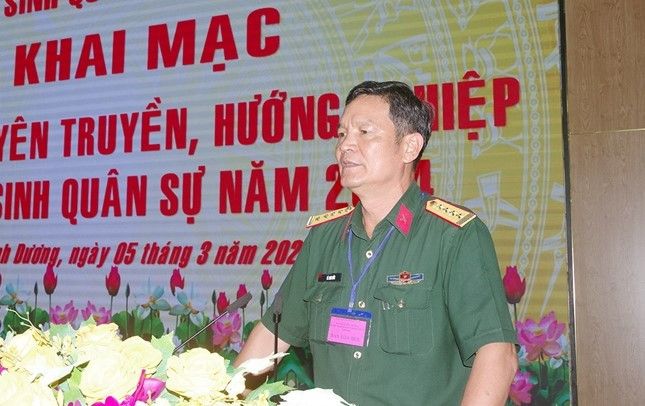 Đại tá Lê Anh Đức, Phó Chỉ huy trưởng, Tham mưu trưởng Bộ CHQS tỉnh Bình Dương được điều động, bổ nhiệm giữ chức Trưởng phòng Tác chiến, Bộ Tham mưu Quân khu 7. (Ảnh: tư liệu)