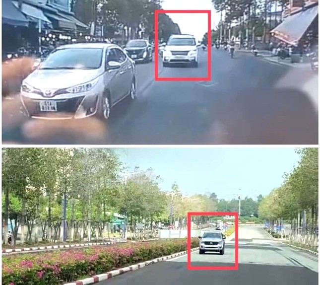 Hình ảnh xe ô tô đi ngược chiều trên đường NA3 (TP Bến Cát, Bình Dương) bị cơ quan công an phạt nguội từ thông tin người dân cung cấp Hình ảnh xe ô tô đi ngược chiều trên đường NA3 (TP Bến Cát, Bình Dương) bị cơ quan công an phạt nguội từ thông tin người dân cung cấp
