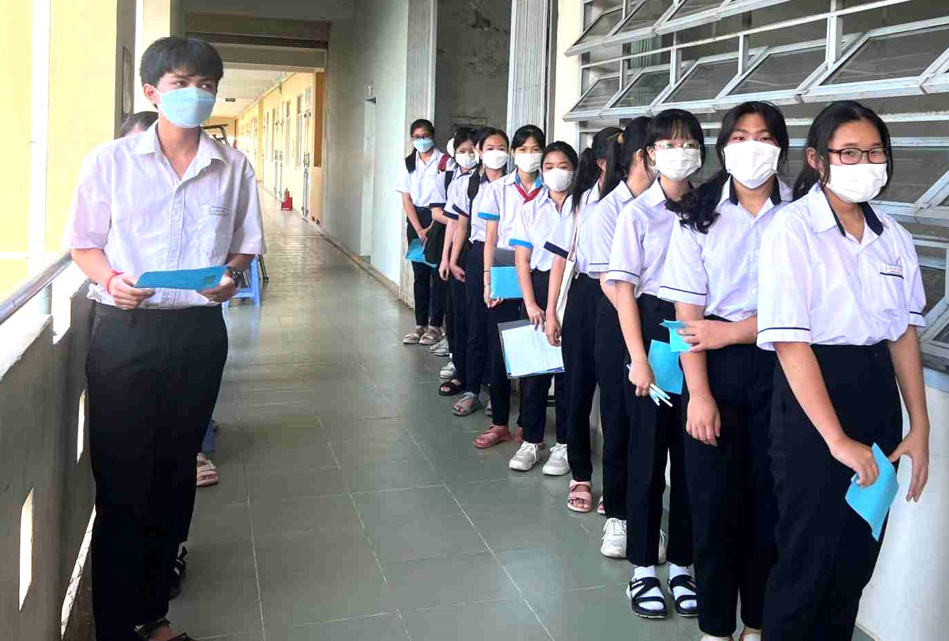 Học sinh thi vào lớp 10 tại Bình Dương (Ảnh: tư liệu)