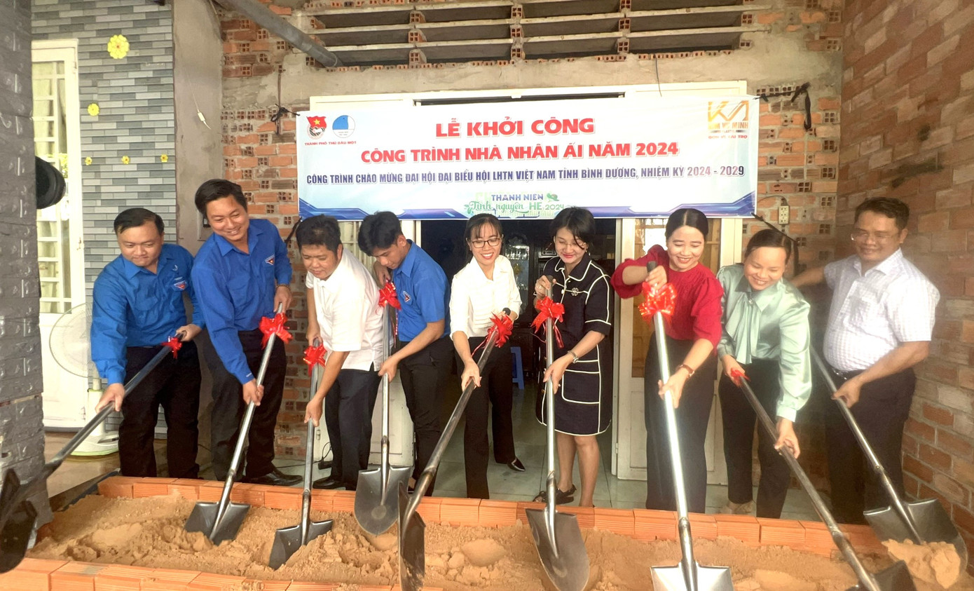 Khởi công Nhà nhân ái cho đoàn viên Lê Nguyễn Anh Tài